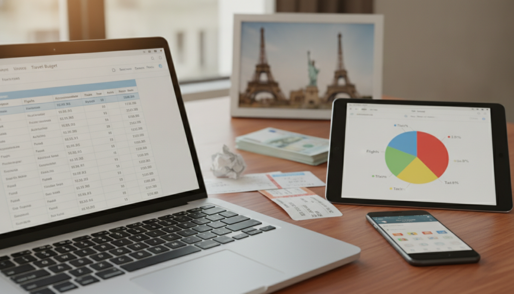 Expense tracking for travel costs