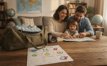 Family travel checklist.