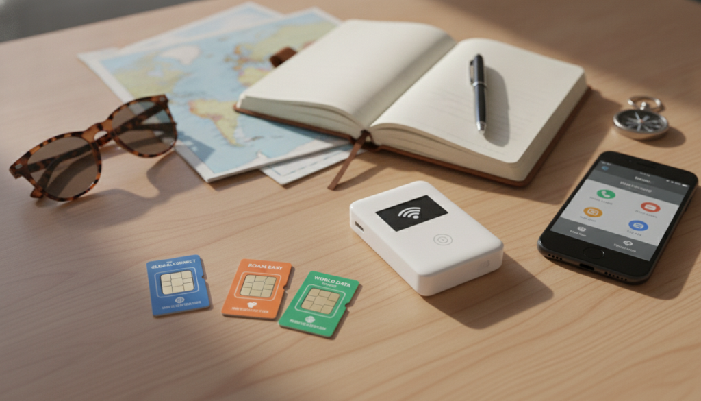 International SIM cards and connectivity tools for travelers