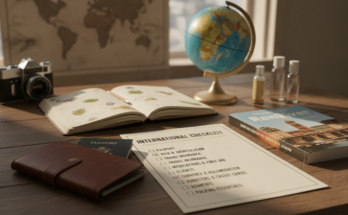 International travel checklist.