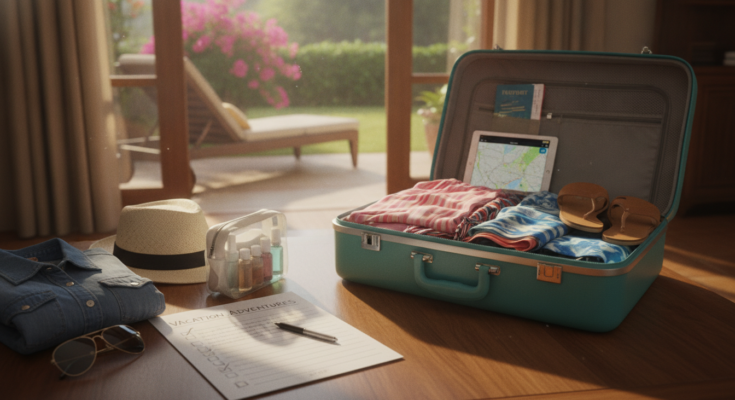 Printable travel checklist.