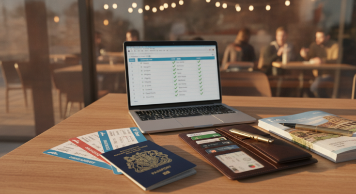 Travel documents checklist.