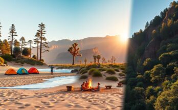 camping places in california